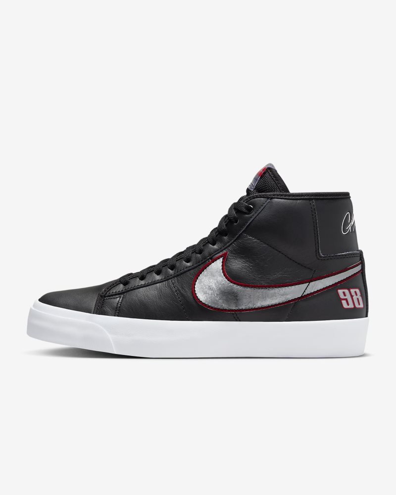 Nike Zoom Blazer Mid Pro GT Black/University Red/White/Metallic Silver