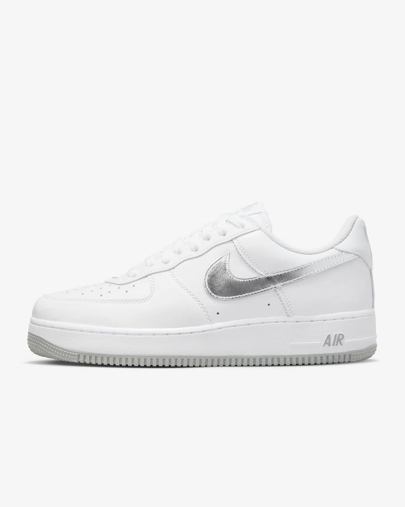 Nike Air Force 1 Low Retro White/Metallic Gold/Flat Silver/Metallic Silver