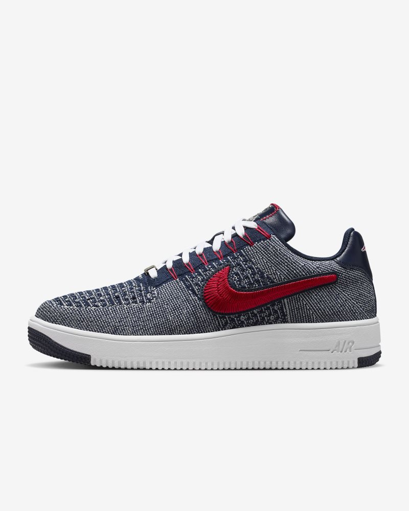 Nike Air Force 1 Ultra Flyknit Low Wolf Grey/College Navy/White/University Red