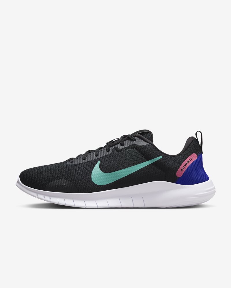 Nike Flex Experience Run 12 Black/White/Concord/Green Frost