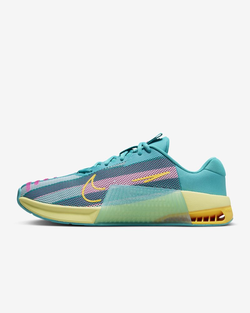 Nike Metcon 9 AMP Dusty Cactus/Glacier Blue/Laser Orange/Fierce Pink