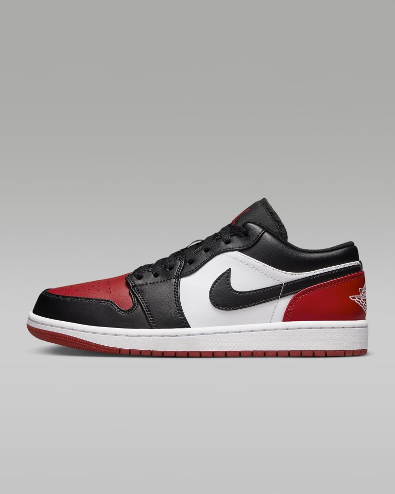 Air Jordan 1 Low White/Varsity Red/White/Black