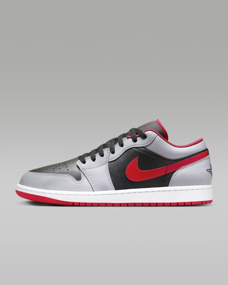 Air Jordan 1 Low Black/Cement Grey/White/Fire Red