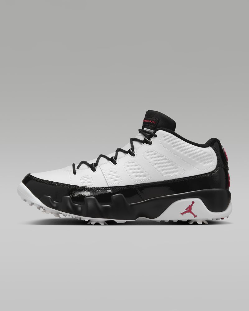 Air Jordan 9 G White/Black/True Red