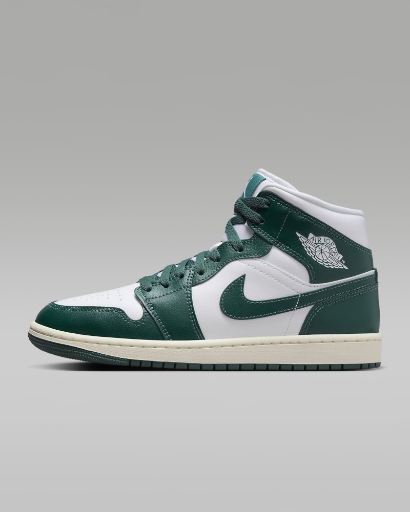 Air Jordan 1 Mid White/Sail/Oxidized Green