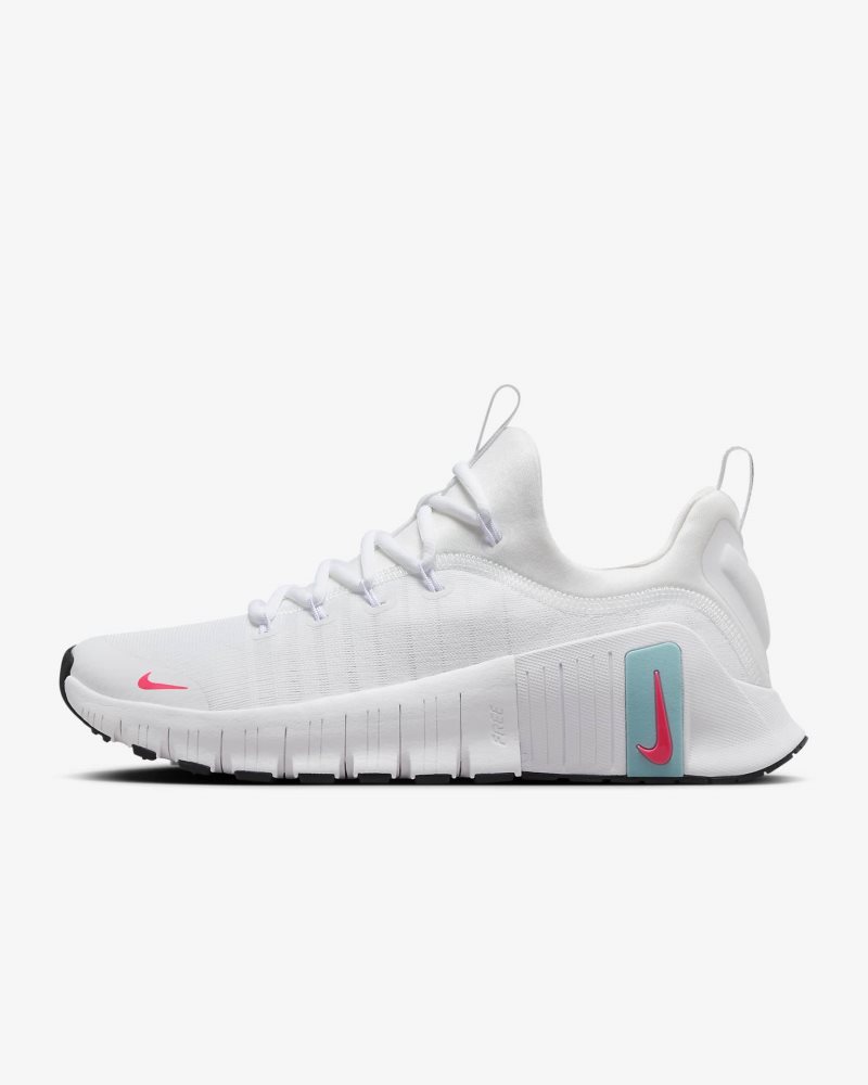 Nike Free Metcon 6 White/Denim Turquoise/Black/Hot Punch