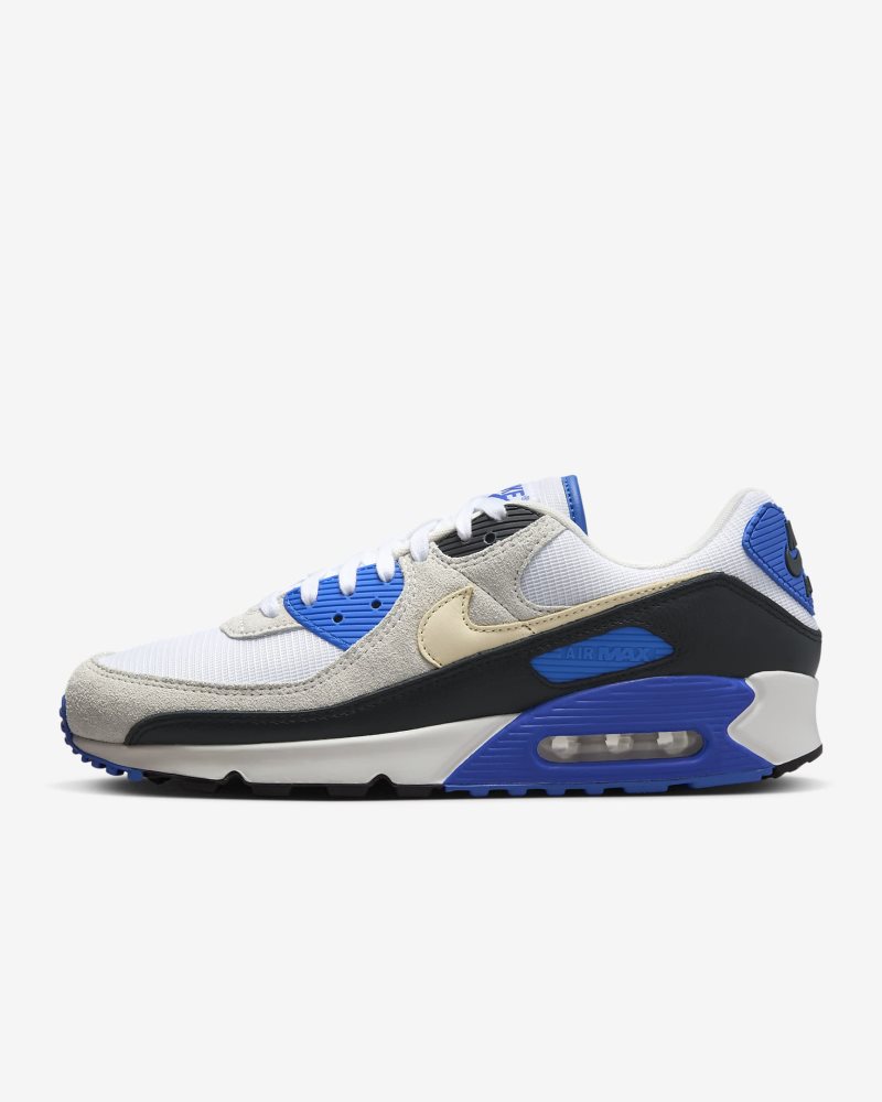 Nike Air Max 90 Premium White/Racer Blue/Black/Khaki