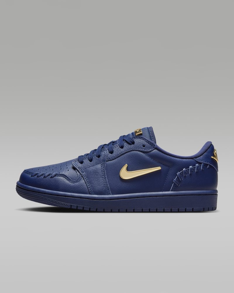 Air Jordan 1 Low Method of Make Midnight Navy/Midnight Navy/Metallic Gold