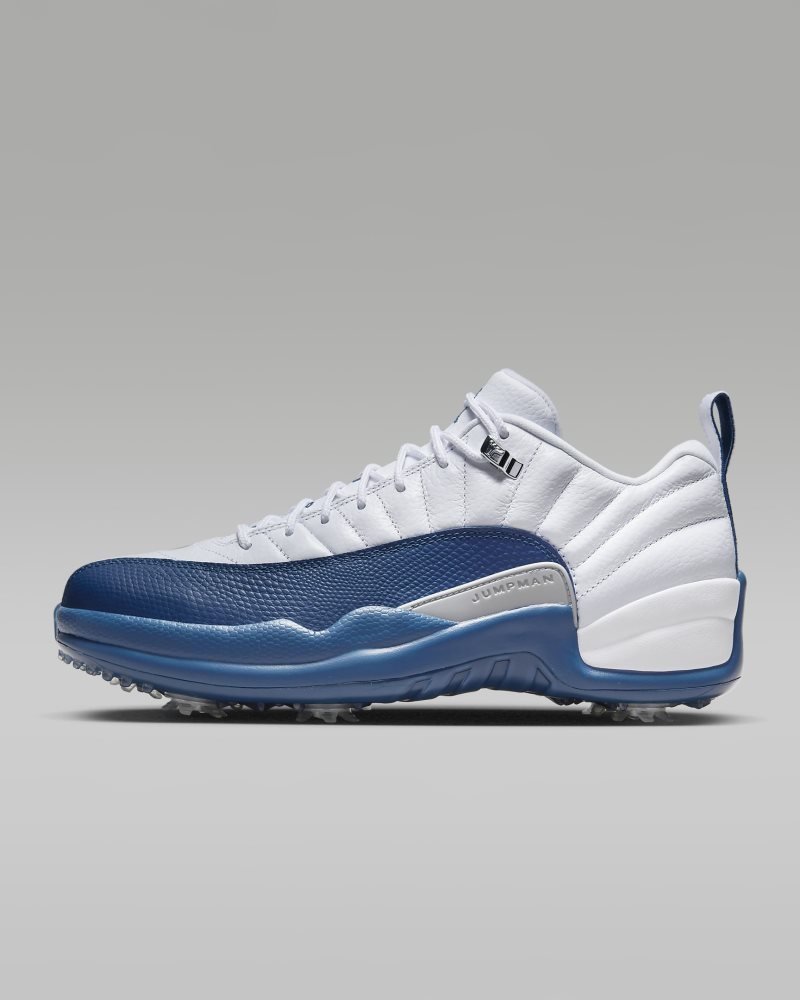 Air Jordan 12 Low White/Metallic Silver/Varsity Red/French Blue