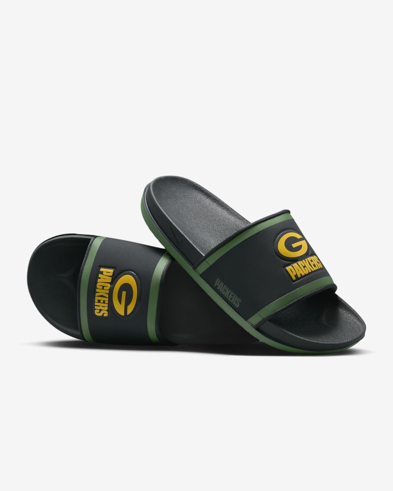 Nike Offcourt (NFL Green Bay Packers) Anthracite/Fir/University Gold