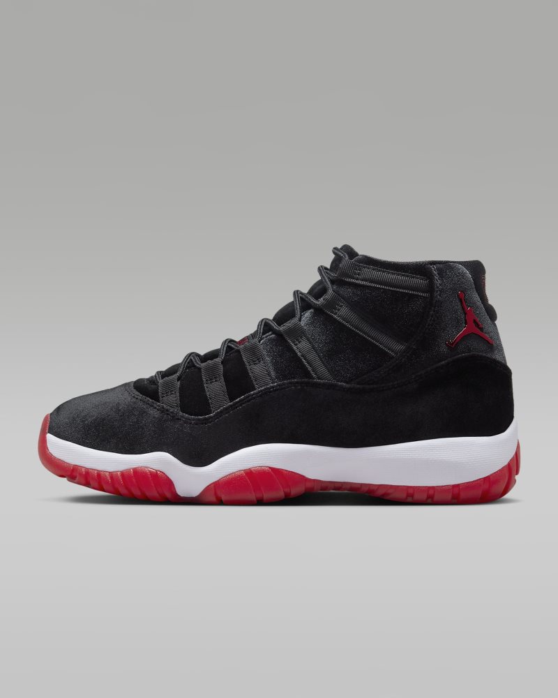 Air Jordan 11 Retro "Bred Velvet" Black/White/Gym Red