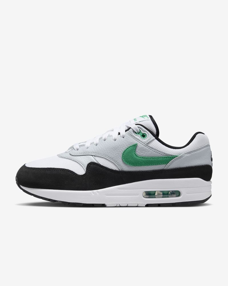 Nike Air Max 1 White/Pure Platinum/Black/Stadium Green