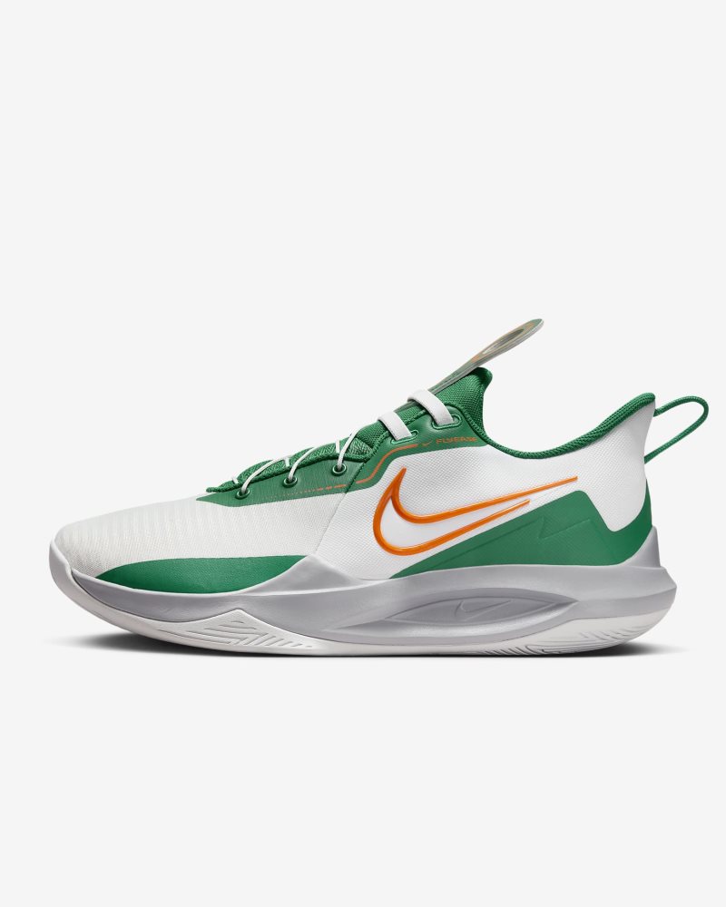 Nike Precision 6 FlyEase White/Malachite/Sundial/Safety Orange