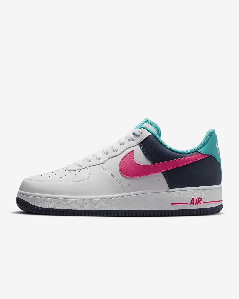 Nike Air Force 1 '07 White/Thunder Blue/Dusty Cactus/Racer Pink