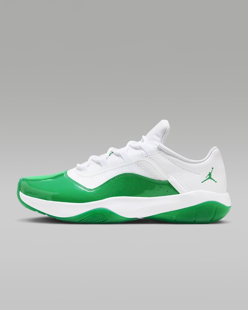 Air Jordan 11 CMFT Low White/White/Lucky Green