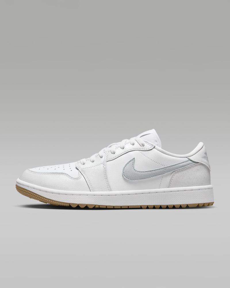 Air Jordan 1 Low G White/Gum Medium Brown/Pure Platinum