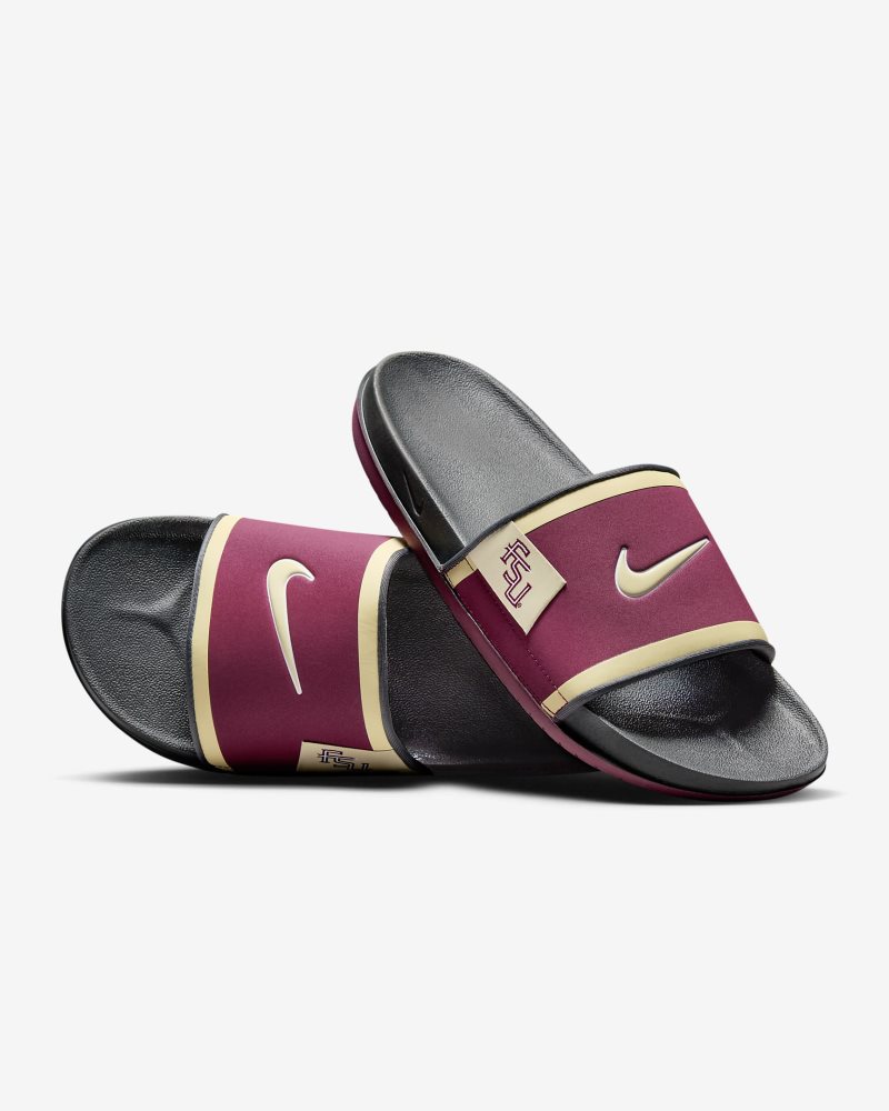 Nike College Offcourt (Florida State) Team Maroon/Dark Smoke Grey/Team Gold