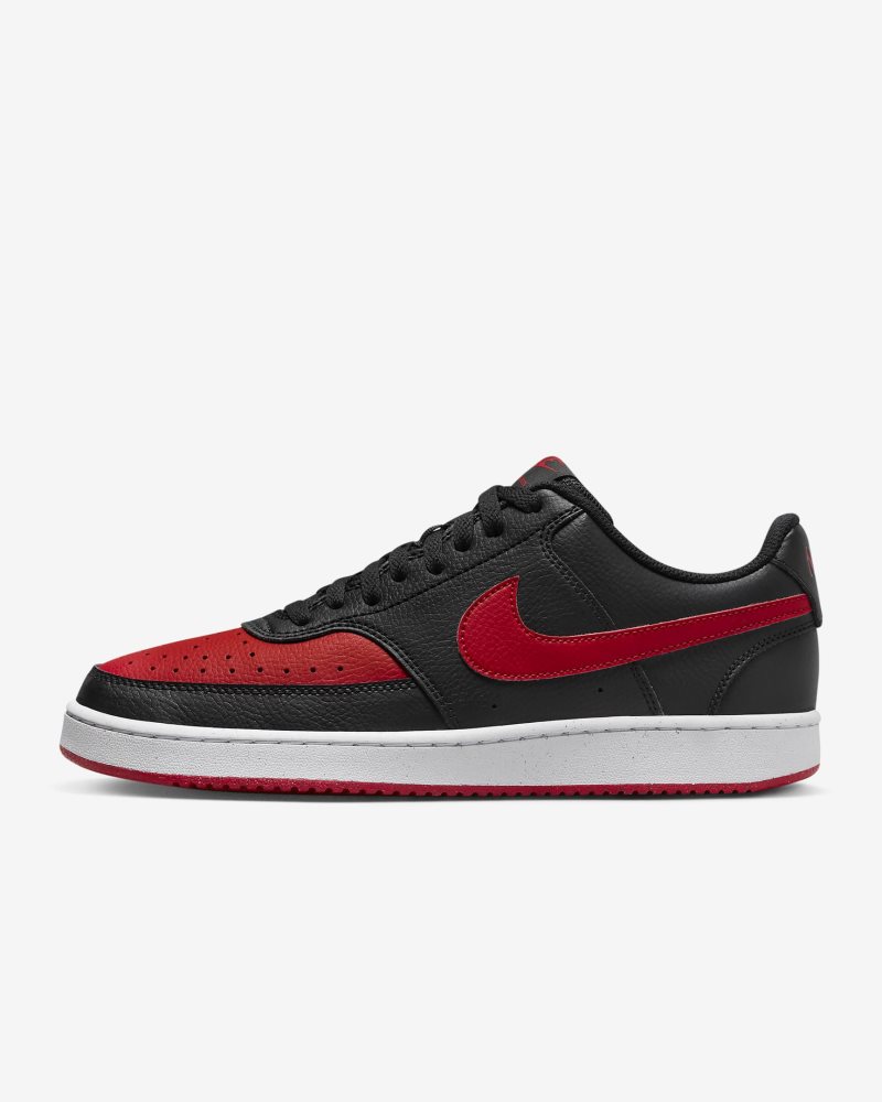 Nike Court Vision Low Next Nature Black/White/University Red