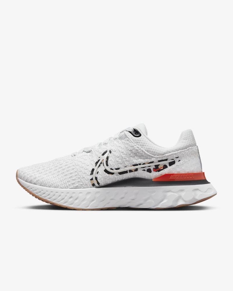 Nike React Infinity 3 Platinum Tint/Team Orange/Black/Metallic Summit White