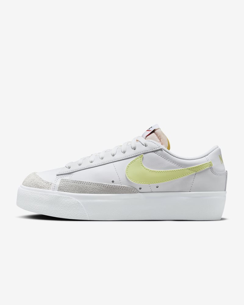 Nike Blazer Low Platform White/Team Orange/Black/Life Lime