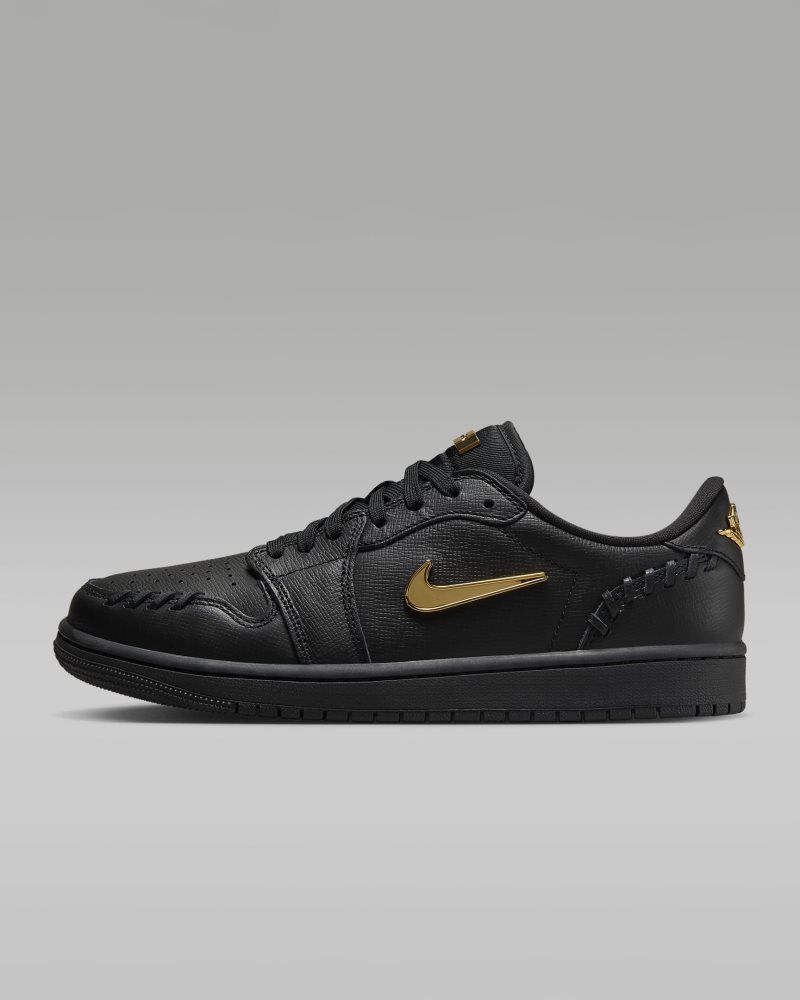 Air Jordan 1 Low Method of Make Black/Metallic Gold