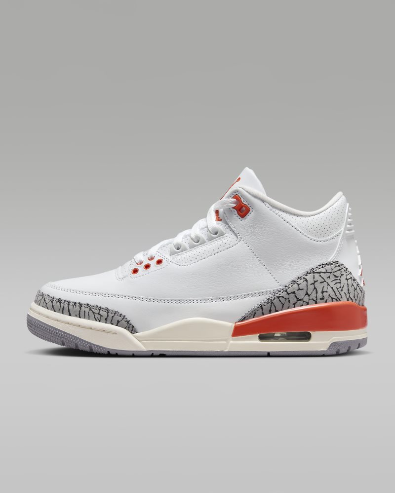 Air Jordan 3 Retro White/Sail/Cement Grey/Cosmic Clay