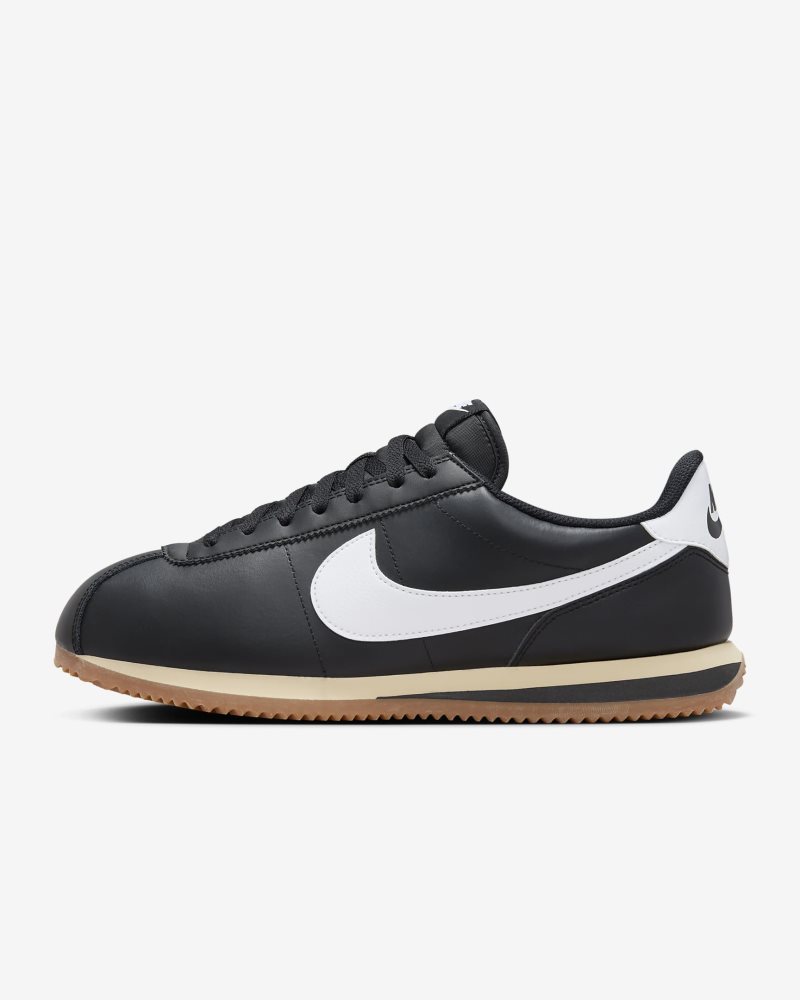 Nike Cortez Leather Black/Gum Medium Brown/Sesame/White