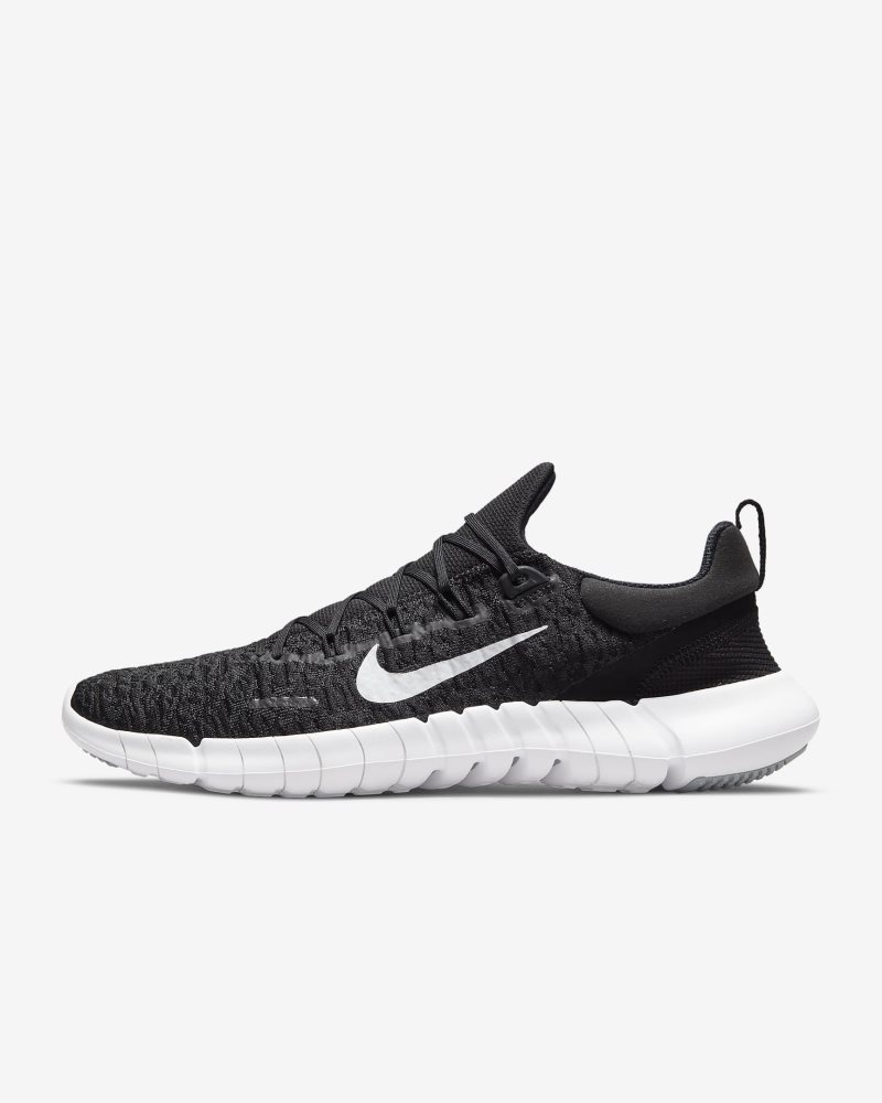 Nike Free Run 5.0 Black/Dark Smoke Grey/White