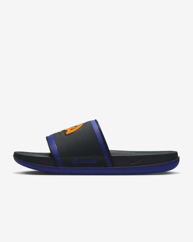 Nike Offcourt (NFL Los Angeles Rams) Anthracite/Hyper Royal/Sundial