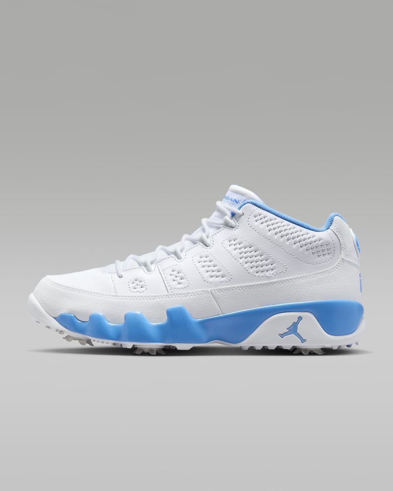 Air Jordan 9 G White/White/University Blue