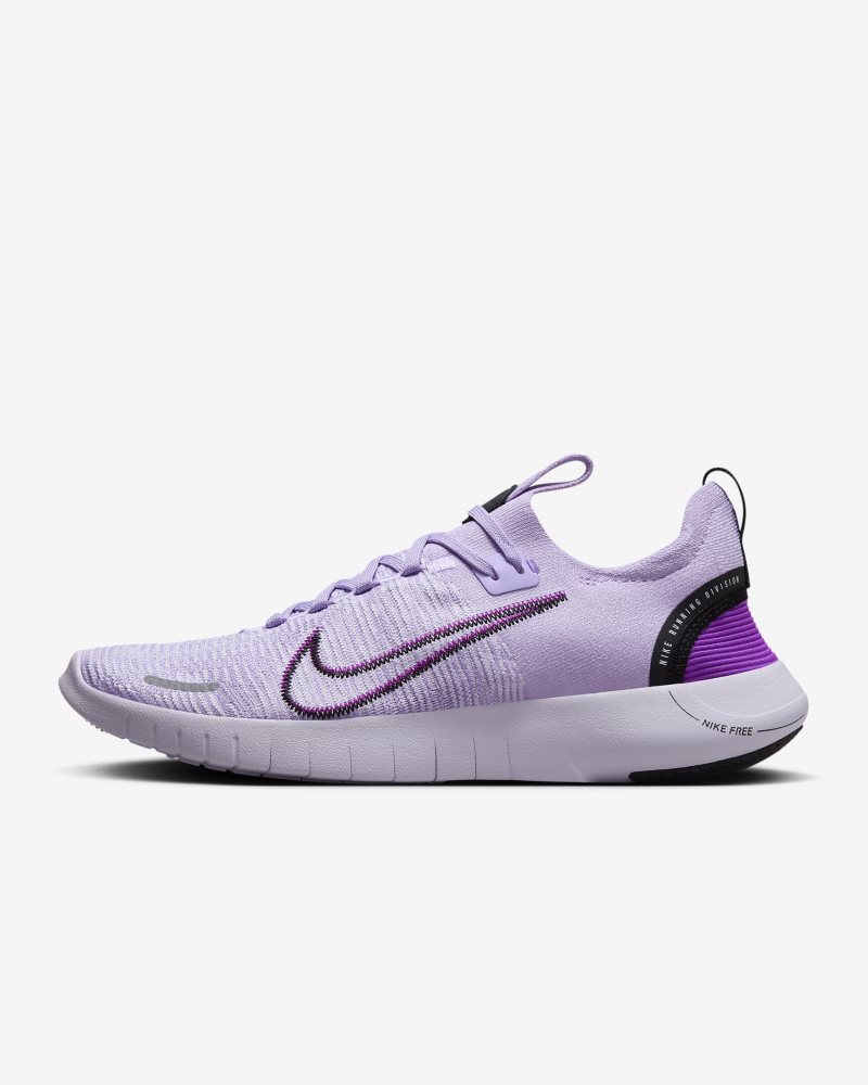 Nike Free RN NN Lilac Bloom/Barely Grape/Vivid Purple/Black