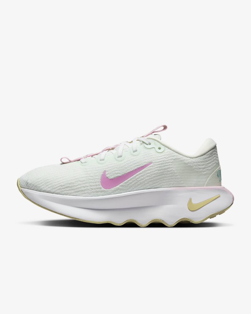 Nike Motiva White/White/Team Gold/Green Frost