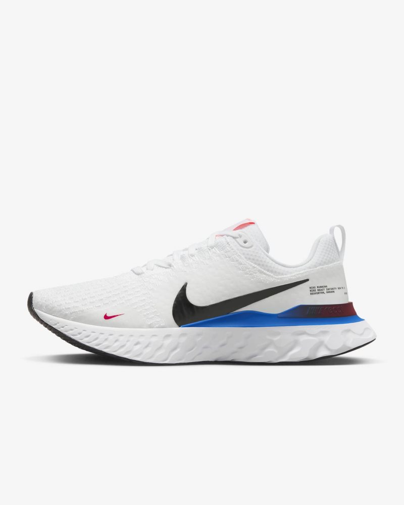 Nike React Infinity Run Flyknit 3 White/Photo Blue/University Red/Black