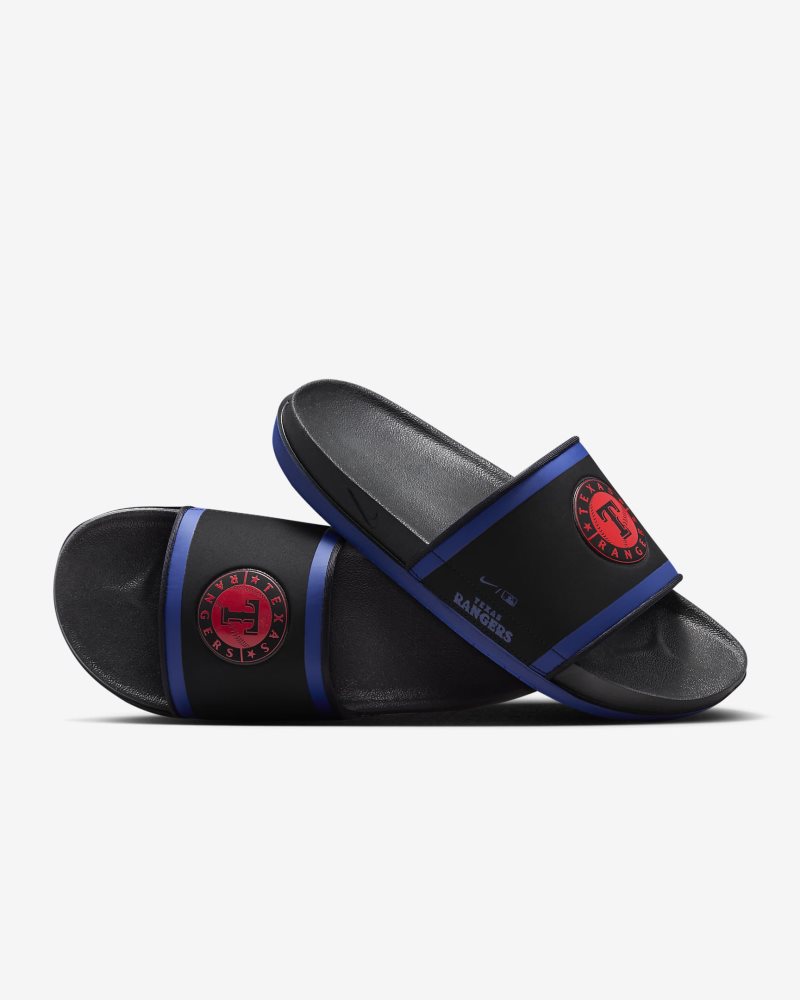 Nike Offcourt (MLB Texas Rangers) Black/Deep Royal Blue/Sport Red