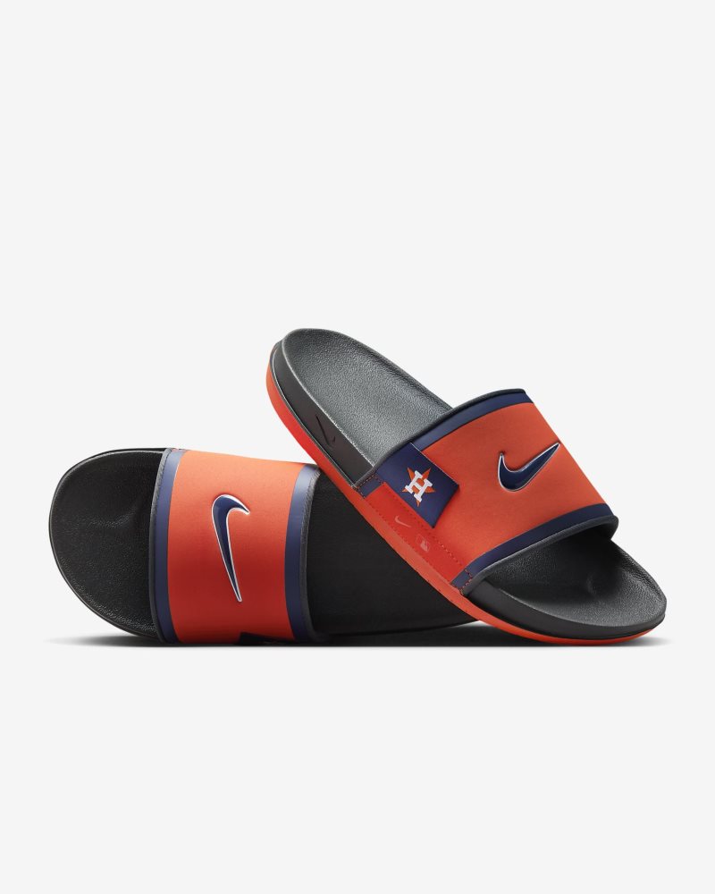 Nike Offcourt (Houston Astros) Team Orange/Dark Smoke Grey/Midnight Navy