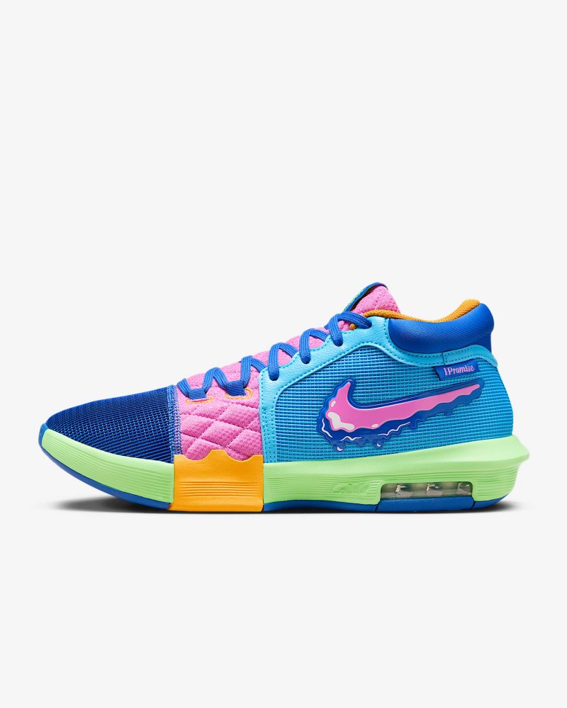 LeBron Witness 8 "I Promise School" Multi-Color/Baltic Blue/Playful Pink/Multi-Color