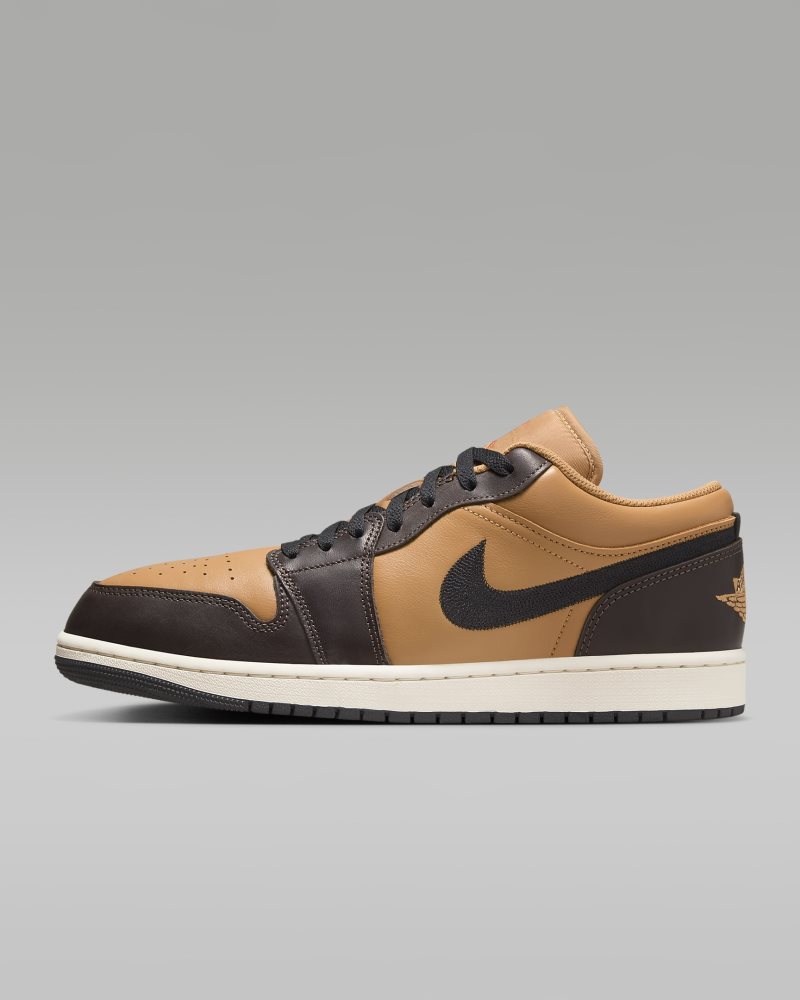 Air Jordan 1 Low SE Flax/Baroque Brown/Vintage Coral/Black