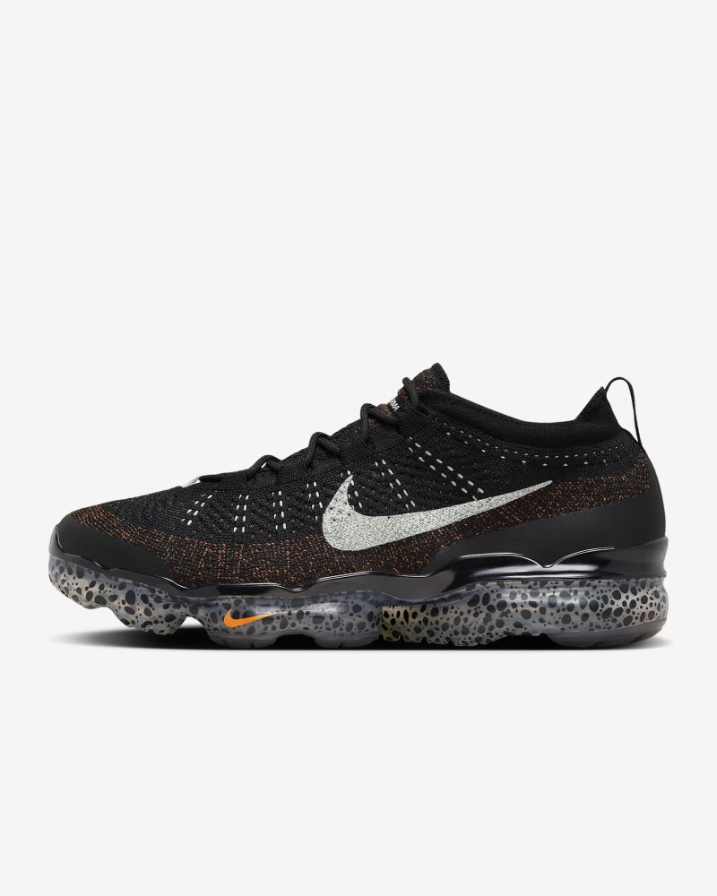 Nike Air VaporMax 2023 Flyknit Electric Black/Black/Total Orange/Light Silver