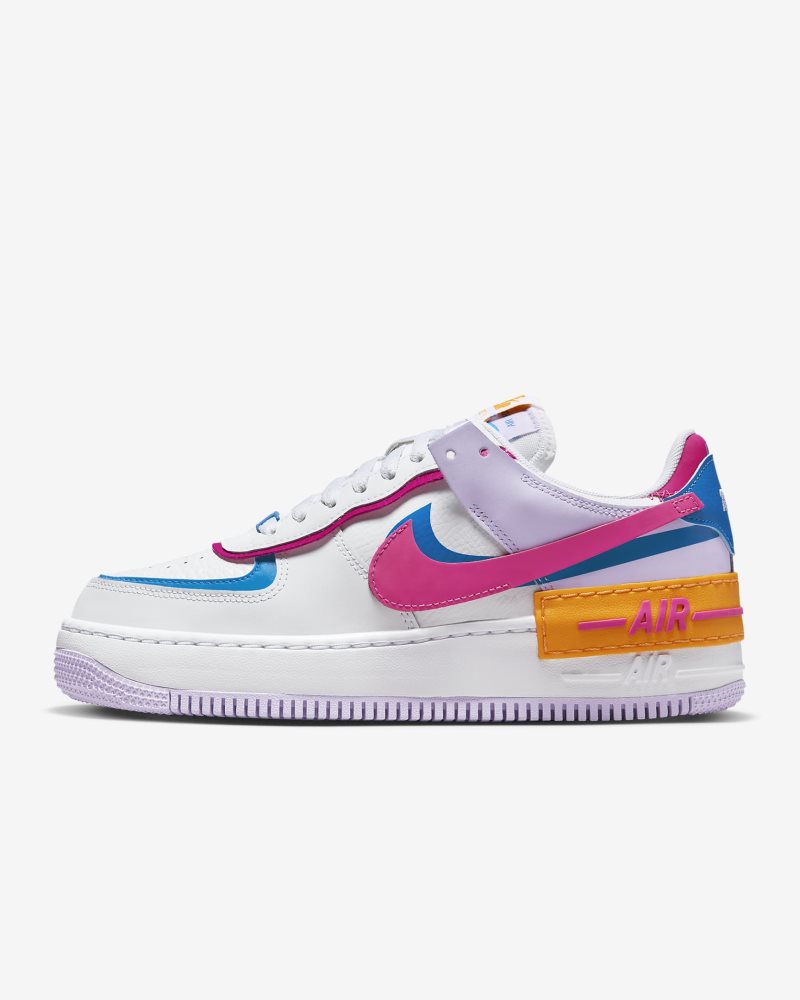 Nike Air Force 1 Shadow White/Photo Blue/Lilac Bloom/Alchemy Pink