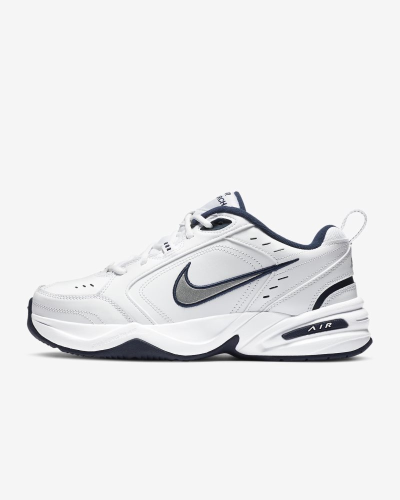 Nike Air Monarch IV White/Metallic Silver