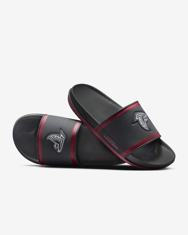 Nike Offcourt (NFL Atlanta Falcons) Anthracite/Gym Red/White