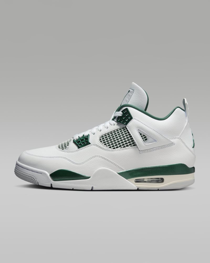 Air Jordan 4 Retro "Oxidized Green" White/White/Neutral Grey/Oxidized Green