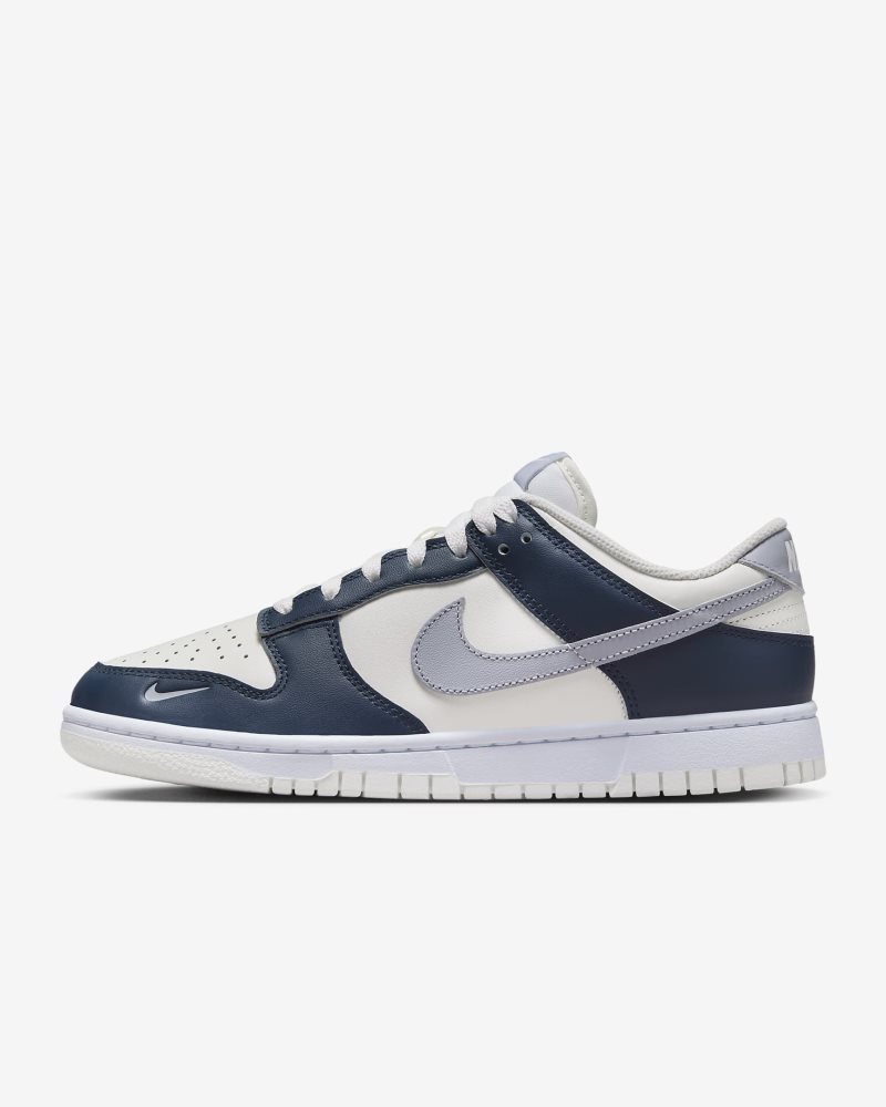 Nike Dunk Low Sail/White/Armory Navy/Wolf Grey