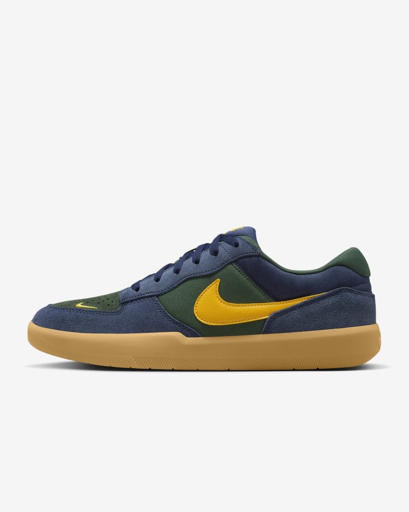 Nike SB Force 58 Midnight Navy/Fir/Gum Light Brown/University Gold