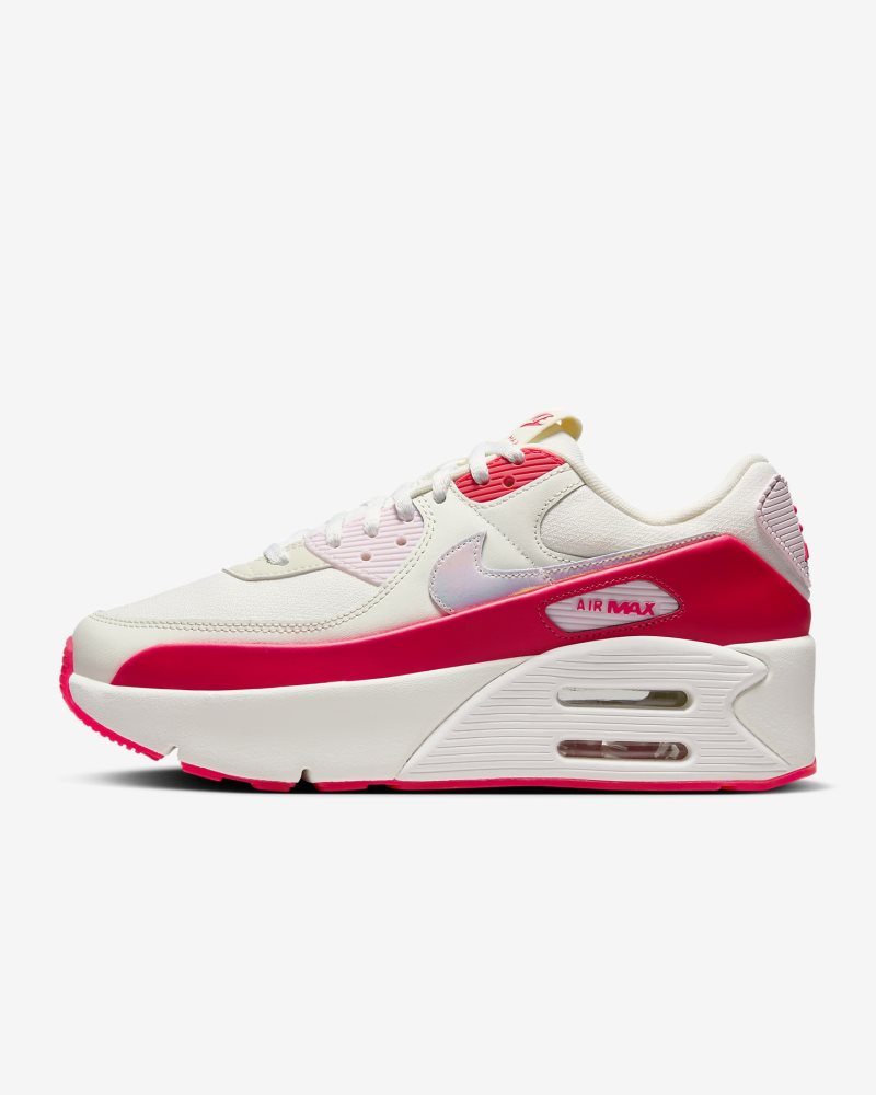 Nike Air Max 90 LV8 Sail/Siren Red/Pearl Pink/Multi-Color