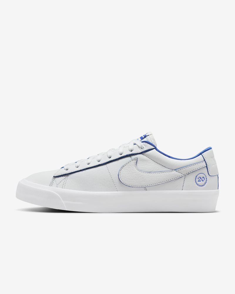 Nike SB Blazer Low Pro GT Premium Summit White/Summit White/White/Game Royal