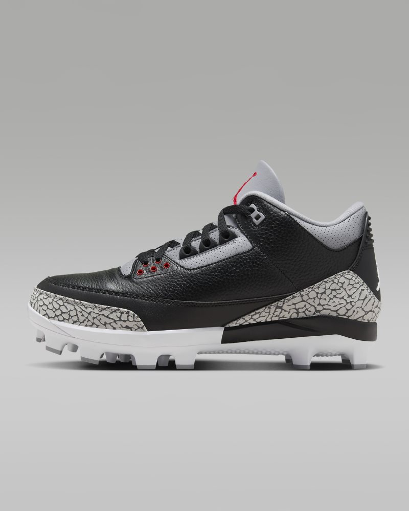 Jordan 3 Retro MCS Black/Cement Grey/White/Fire Red