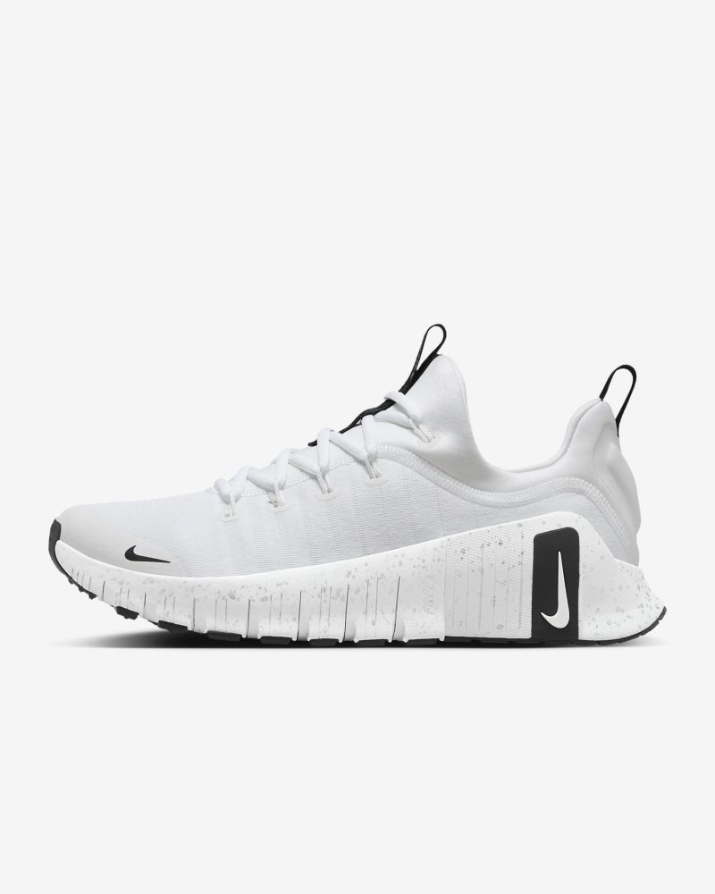 Nike Free Metcon 6 White/Metallic Silver/Light Smoke Grey/Black