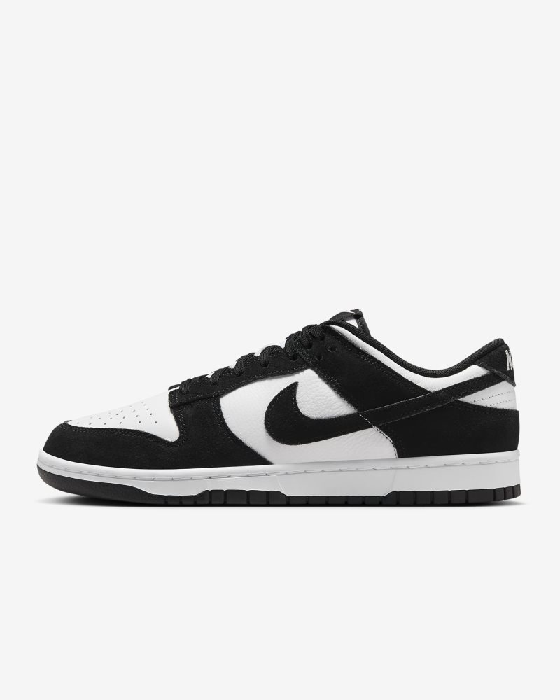 Nike Dunk Low Retro SE Leather/Suede White/White/Black