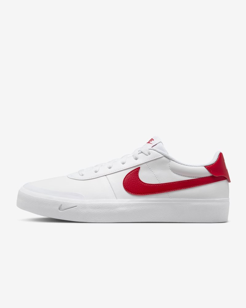 Nike Court Shot White/Photon Dust/Wolf Grey/University Red